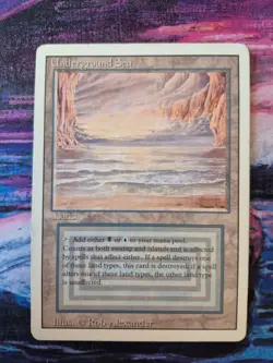 MTG - dual land - Underground Sea- english edition Revised - Magic the Gathering - Image 1