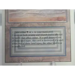 Underground Sea - Revised Edition Dual Land - LP - MTG Magic the Gathering - Image 3
