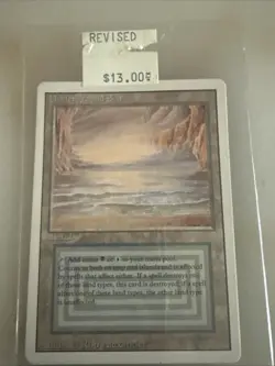 Magic the Gathering Revised Edition Dual Land Underground Sea never played - Image 1