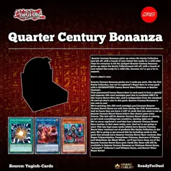 Yu-Gi-Oh! TCG: Quarter Century Bonanza 1st Edition Rarity III Booster Box - 24 P - Image 5
