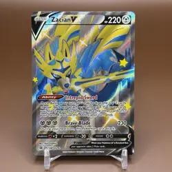 Zacian V (Shiny) SWSH292 SWSH: Sword & Shield Promo Cards Holo - Image 1