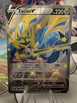 Zacian V (Shiny) SWSH292 SWSH: Sword & Shield Promo Cards Holo - Image 1