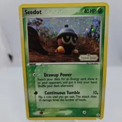 Seedot 61/92 Ex Legend Maker Stamped Holo Pokemon Card 2006 - Image 1