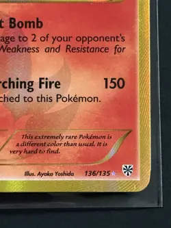 2013 Pokemon Black White Plasma Storm Charizard Holo Foil Secret Rare 136/135 - Image 5