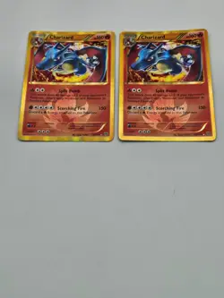 (2) 2013 Pokemon Black White Plasma Storm Charizard Holo Foil 136/135. Clean - Image 1
