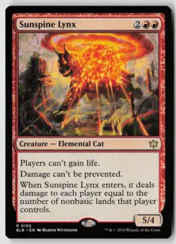 Sunspine Lynx Bloomburrow (155) Normal - MTG - Image 1