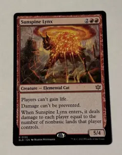 MTG Sunspine Lynx - Bloomburrow LP - Image 1