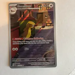 Pokemon TCG Gumshoos 153/132 Meg en Mega Evolution Illustration Rare Card - Image 3