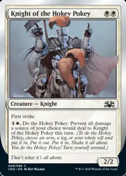 4x Knight of the Hokey Pokey NM-Mint, English Unsanctioned MTG Magic - Image 1