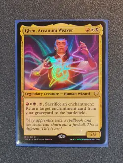 MTG Ghen, Arcanum Weaver - Foil - CMR - Near Mint+ Condition - Image 1