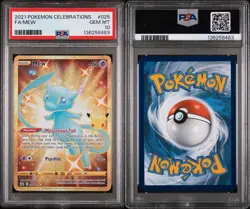 CELEBRATIONS 025 FULL ART/MEW PSA 10 2021 POKEMON TCG - Image 1