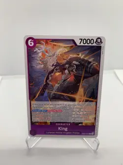 ONE PIECE CCG | King EB04-031 R THE AZURE SEA'S SEVEN ENGLISH OP14 - Image 1