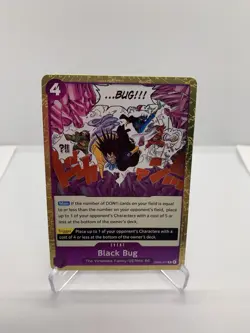 One Piece Black Bug (OP06-077/239) OP06 Wings of the Captain NM FOIL - Image 1