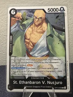 One Piece St. Ethanbaron V. Nusjuro OP13-080 Carrying On His Will Foil - Image 1