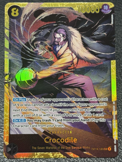 Crocodile OP14-120 (SEC) - One Piece TCG: The Azure Sea's Seven - English NM - Image 1