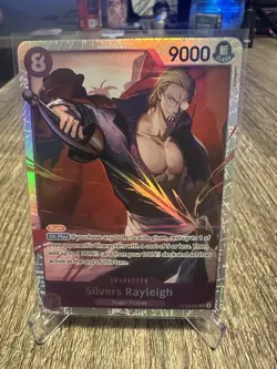 One Piece Carrying On His Will Silvers Rayleigh OP13-066 SR English - Image 1