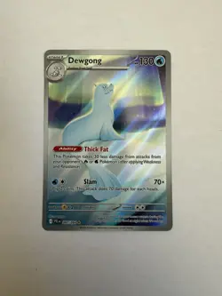 2025 POKEMON PFL EN PHANTASMAL FLAMES #097 DEWGONG ILLUSTRATION RARE SIR - Image 1