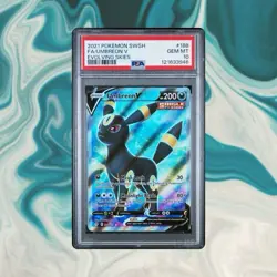 Umbreon V PSA 10 English Pokemon Card 188/203 Evolving Skies 2021 Full Art - Image 1