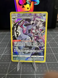 Pokemon TCG Galarian Obstagoon TG10/TG30 Full Art Holo Astral Radiance 160HP - Image 1