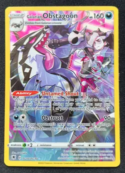Galarian Obstagoon TG10/TG30 Astral Radiance Trainer Gallery Pokemon Card NM - Image 1