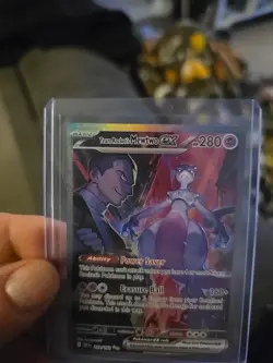 Pokemon Mewtwo EX TCG 2025 Team Rockets Card 231/182 Destined Rivals Great Shape - Image 5