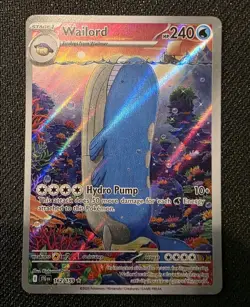 Pokemon TCG Wailord 162/159 Sv09: Journey Together Illustration Rare *Near Mint* - Image 1