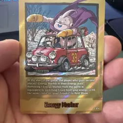 Fusion World Energy Marker E-87 Gold Manga Booster 02 Dragon Ball Card English - Image 1