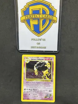 POKEMON GYM CHALLENGE UNLIMITED SABRINA’S ALAKAZAM HOLO 16/132 LP - Image 1