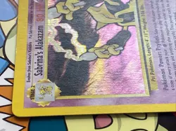 Sabrina's Alakazam - 16/132 Gym Challenge Holo Rare LP/NM Swirl - Image 5