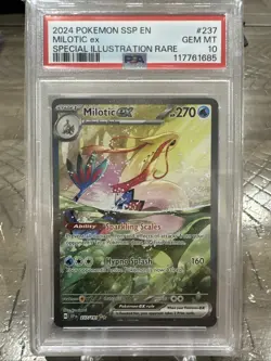 PSA 10 Milotic ex SIR Surging Sparks 237/191 Sv08 SV SSP EN 2024 Pokemon English - Image 1