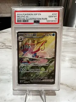 2024 Pokemon Surging Sparks Milotic EX 237/191 PSA 10 Gem Mint SIR - Image 1