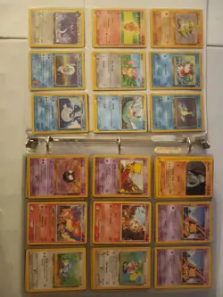 Pokemon Card Collection Binder old cards Team rocket, jungle, base set and more - Image 1
