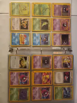 Pokemon Card Collection Binder old cards Team rocket, jungle, base set and more - Image 2