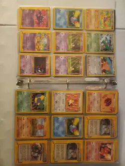Pokemon Card Collection Binder old cards Team rocket, jungle, base set and more - Image 3
