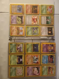 Pokemon Card Collection Binder old cards Team rocket, jungle, base set and more - Image 5