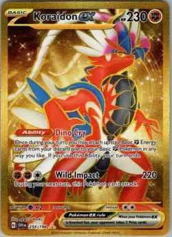 Pokemon Card Koraidon EX 254/198 Scarlet & Violet Base Set - Near Mint - Image 1