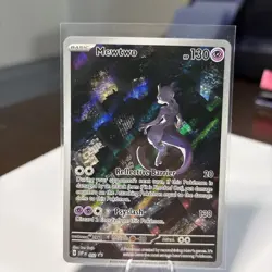 Pokemon Mewtwo SVP 052 NM Black Star Promo Scarlet and Violet Card VERY NICE - Image 2