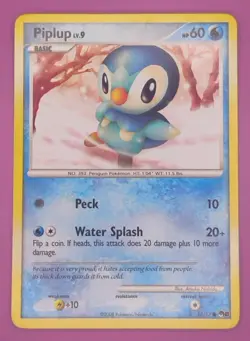 Piplup 15/17 Pop Series 8 Regular Finish Mid-Era Pokemon Card - Image 1