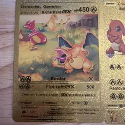 Pokemon Mega Charizard Lot Of 21 Gold Foil Fan Art Cards. Including Special Rare - Image 2