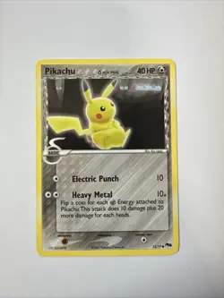 Pikachu 13/17 - Pop Series 5 Non Holo Pokemon Card 2007 - Image 1