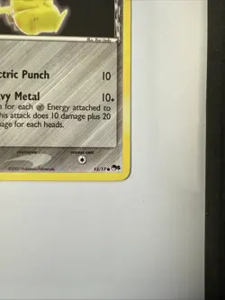 Pikachu 13/17 - Pop Series 5 Non Holo Pokemon Card 2007 - Image 4