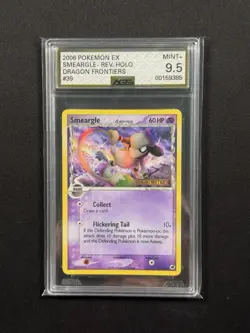 Smeargle 39/101 2006 EX Dragon Frontiers Pokemon Card TCG Reverse Holo AGS 9.5 - Image 1