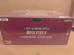 One Piece Card Game A Fist Of Divine Speed OP-11 Booster Box Sealed Bandai - Image 3