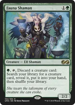 Fauna Shaman NM Ultimate Masters MTG Magic the Gathering Green English Card - Image 1