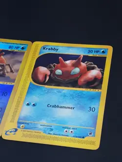 NM Kingler 15/165 Reverse HOLO & Krabby 115/165.Expedition Base Set Pokemon Card - Image 4