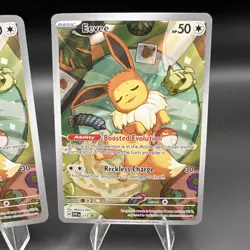 2 Card Deal! Pokemon Eevee 173 Sv: Scarlet & Violet Promo Cards Holo Rare NM! - Image 3