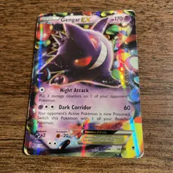 Pokemon TCG Gengar EX 34/119 Phantom Forces Ultra Rare Card - Image 1