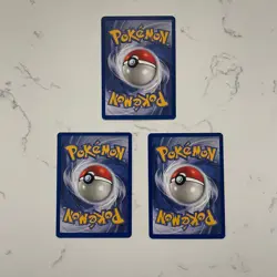 Pokemon TCG Bill, Lass, & Professor Oak Base Set 1999 Trainer Cards Lot of 3 - Image 3