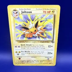 Pokemon TCG Jolteon Jungle 20/64 Regular Rare Non-Holo Card - Image 1