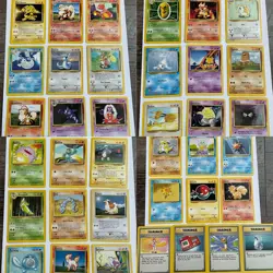 Lot Of 37 Vintage Pokemon Cards. Base Set /102 - No Duplicates. Nice Condition - Image 1